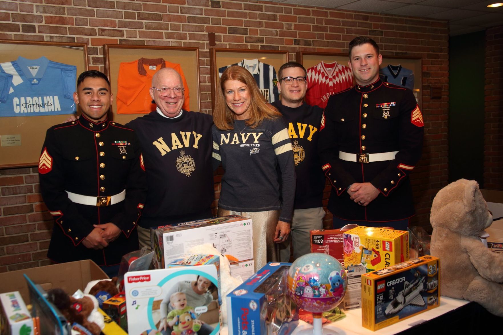 Sgt. Yamada, Jim Nauman, Jeannie Wood, Jordan Wood, Sgt Bissett